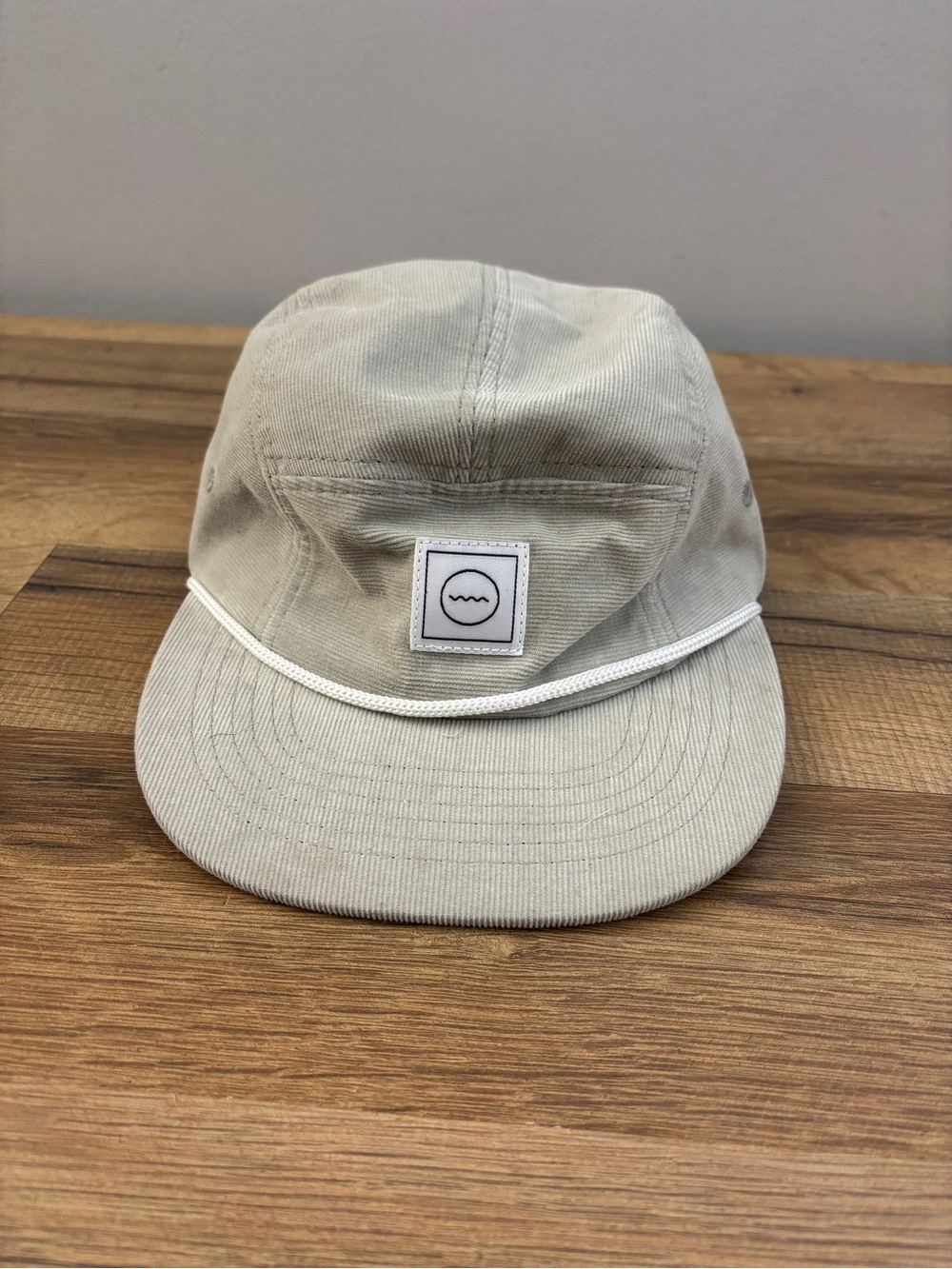 Rad River Co. Corduroy Five-Panel Hat Cloud Grey Size 2